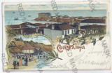 3611 - CONSTANTA, Litho - old postcard - used - 1899, Circulata, Printata