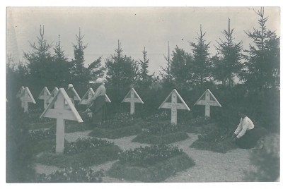 3627 - BUCURESTI, German CEMETERY - old postcard, real PHOTO - unused - 1917 foto