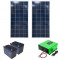 Aproape nou: Kit solar fotovoltaic hibrid PNI 2000VA/1000W, Invertor 2000VA, 2 pano