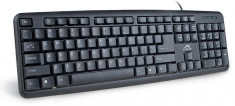 Tracer tastatura Maverick USB + PS2 adaptor, US, negru foto