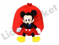 Rucsac cu papusa Mickey Mouse pentru copii foto