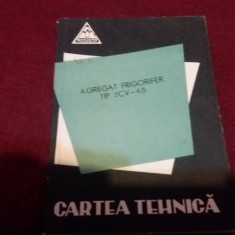 CARTEA TEHNICA AGREGAT FRIGORIFER TIP 2CV-4.5