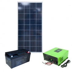 Aproape nou: Kit solar fotovoltaic hibrid PNI GreenHouse 500VA/300W, Invertor 500VA foto