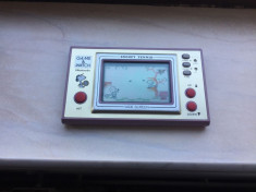 Consola Nintendo Snoopy Tennis Game &amp;amp; Watch Made in Japan 1982 foto