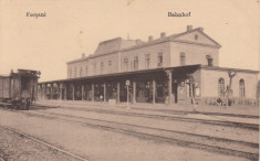 FOCSANI , GARA , CIRCULATA 1917 POSTA GERMANA FELDPOST foto