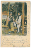 3608 - ETHNIC Family, Romania - old postcard - used - 1902, Circulata, Printata