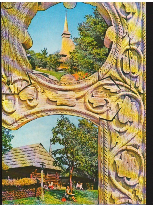 CPI (B7738) CARTE POSTALA - BUCURESTI. MUZEUL SATULUI