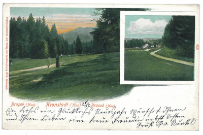 3617 - BRASOV, NOA, Litho - old postcard - used - 1906 foto