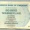 A1627 BANCNOTA-ZIMBABWE- 100 000 DOLLARS -2006-SERIA 9055746-starea care se vede