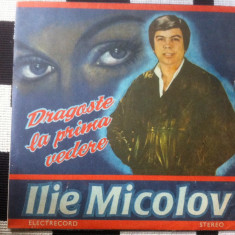 Ilie Micolov dragoste la prima vedere disc vinyl lp muzica usoara neascultat NM