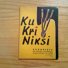 KUKRINIKSI Expozitia de Pictura, Ilustratii, Caricatura si Afis - 1959, 50 p.
