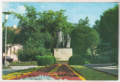 bnk cp Targu Mures -Monumentul Farkas si Janos Bolyai - necirculata foto
