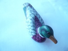 Bibelou lemn pictat - Ratoi - h= 10,5 cm
