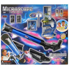 Set microscop si telescop de copii foto