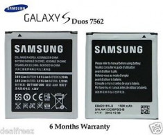 Baterie acumulator original Samsung Galaxy S DUOS S7562 1500 mAh nou garantie foto