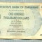 A1635 BANCNOTA-ZIMBABWE- 100 000 DOLLARS -2006-SERIA 1370247-starea care se vede