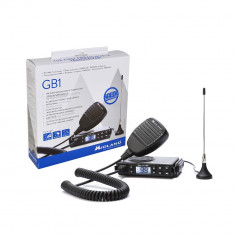 Aproape nou: Statie radio PMR mobila Midland GB1 cu antena magnetica inclusa cod C1 foto