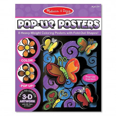 Postere 3D Fluturi si flori Melissa and Doug foto