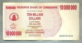 A1704 BANCNOTA-ZIMBABWE-10 000 000 DOLLARS-2008-SERIA8080561-starea care se vede