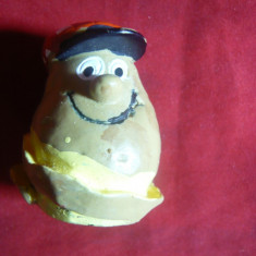 Figurina ceramica- Cartof vesel cu sapca Btocki Kartoffel ,h= 4,5 cm