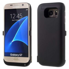 Husa Acumulator Extern Samsung Galaxy S7 G930 6500mAh Neagra foto