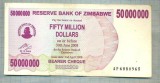 A1705 BANCNOTA-ZIMBABWE-50 000 000 DOLLARS-2008-SERIA6880965-starea care se vede