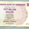 A1705 BANCNOTA-ZIMBABWE-50 000 000 DOLLARS-2008-SERIA6880965-starea care se vede