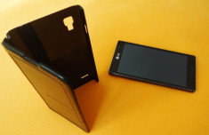 Telefon LG L9 Optimus P760 black+Bonus husa flip foto