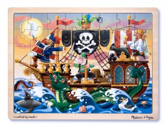 Melissa &amp;amp; Doug - Puzzle lemn Aventura Piratilor foto