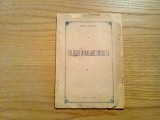 FILOSOFIA BALADEI MIORITA - Const. Asiminei - Husi, 1942, 35 p.