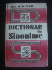 GH. BULGAR - DICTIONAR DE SINONIME foto