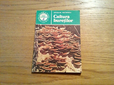 CULTURA BURETILOR - Nicolae Mateescu - Ceres, 1985, 89 p. foto