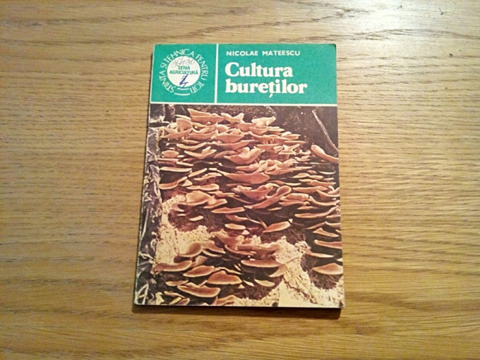 CULTURA BURETILOR - Nicolae Mateescu - Ceres, 1985, 89 p.
