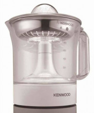 Storcator de fructe citrice KENWOOD JE290 60 W, 1 L, Separator pulpa, Filtru inox, Capac transparent, Alb foto