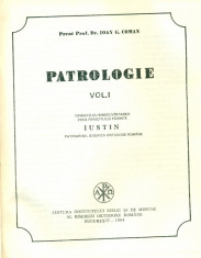 Patrologie vol.1 si 2 - Preot Prof.Dr.Ioan G.COMAN foto