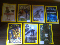 lot 7 reviste national geographic romania anii 2009-2011 foto