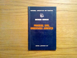 PROCESUL CIVIL - URGENTAREA JUDECATII - Gheorghe Dobrican - 1996, 83 p.