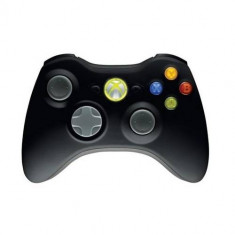 XBOX 360 Wireless Controller pentru XBOX, negru, NSF-00002 foto