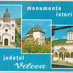 bnk cp Jud Valcea - Monumentele istorice - necirculata - marca fixa