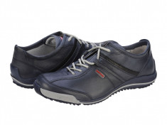 Pantofi sport piele barbati Bit Bontimes Ralph II albastru-negru B572PVBLU foto