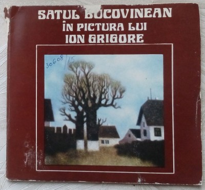 SATUL BUCOVINEAN IN PICTURA LUI ION GRIGORE,1979/pref.CORNEL RADU CONSTANTINESCU foto