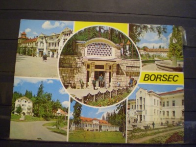 R.S.R. - BORSEC - 6 VEDERI DIN STATIUNE - CIRCULATA . foto