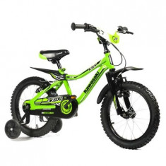 Bicicleta Copii Kawasaki Kbx Green 16 Atk Bikes foto