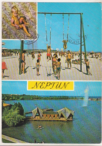 bnk cp Neptun - Vedere - necirculata - marca fixa