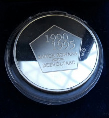 Medalie BRD aniversare 5 ani in Romania argint foto