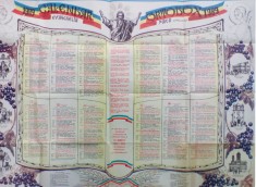 Calendar ortodox 1989 foto