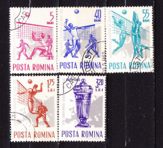 Timbre ROMANIA 1963/*569 = CAMPIONATELE EUROPENE DE VOLEI foto