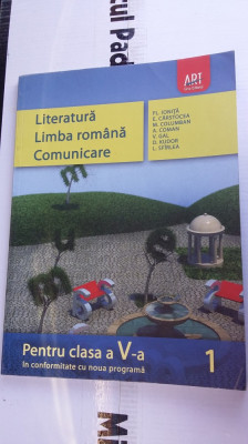 LITERATURA LIMBA ROMANA COMUNICARE CLASA A V A EDITURA ART . foto