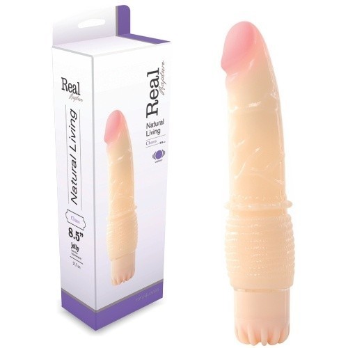 Rambo penis vibrator culoare naturala, 22cm foto mare Rambo penis vibrator culoare naturala, 22cm foto mare