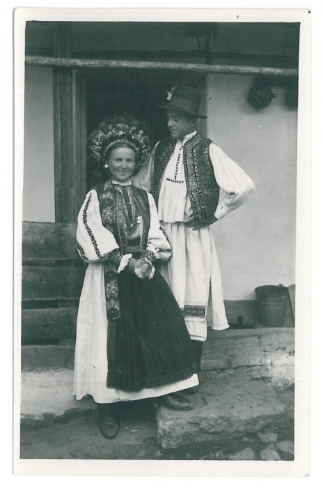 3650 - MORLACA, Cluj, ETHNIC family - old postcard, real PHOTO - unused - 1936